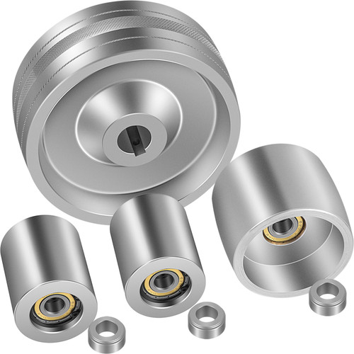 2"x72" Belt Grinder Wheel Set 6" Drive 0.75" Bore 4" Track 2" Idler 2"x72" Belt Grinder Wheel Set 6" Drive 0.75" Bore 4" Track 2" Idler