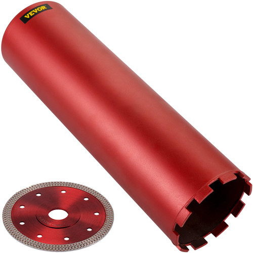 Diamond Core Drill, 5"/127mm Diameter Core Drill Bit, 14"/355mm Concrete Core Drill Bit, 5/8"-11 Thread Core Bit, Dry/Wet Drill Core Bits w/a Blade, Diamond Wet Coring Bit For Concrete Brick Diamond Core Drill, 5"/127mm Diameter Core Drill Bit, 14"/355mm Concrete Core Drill Bit, 5/8"-11 Thread Core Bit, Dry/Wet Drill Core Bits w/a Blade, Diamond Wet Coring Bit For Concrete Brick
