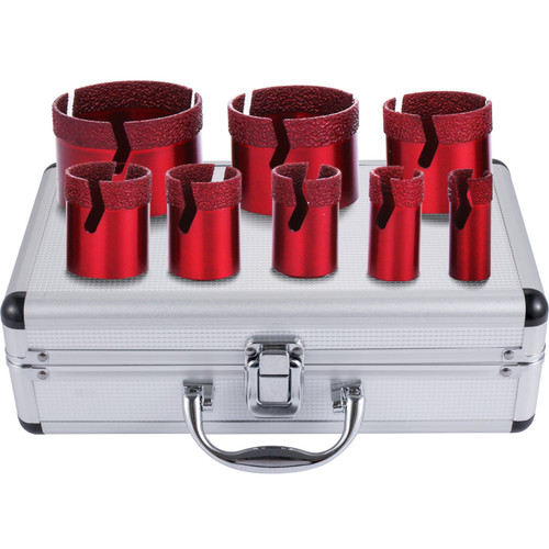 8Pcs Diamond Hole Saw Set M14 Granite Marlble 20/25/32/35/40/50/60/68mm