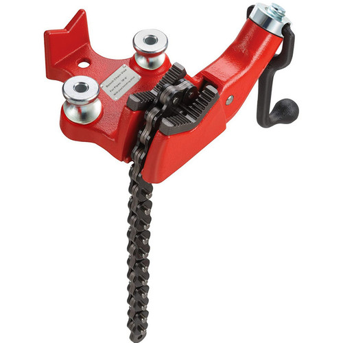 Screw Bench Chain Vise 1/4" - 6" Heavy Duty Fits Ridgid Cast Iron Conduit Holder