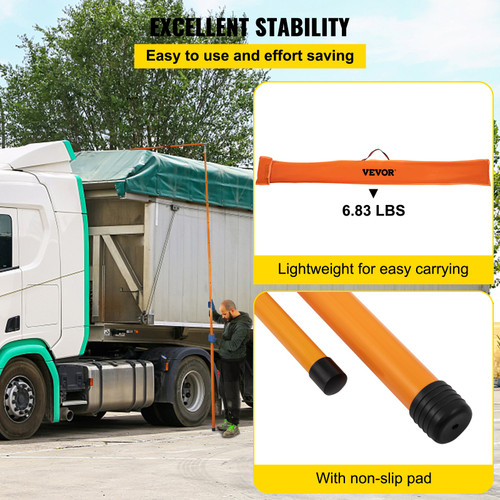 Load Height Measuring Stick 20' Sturdy Truck Height Stick Easy to Read Load Height Measuring Stick 20' Sturdy Truck Height Stick Easy to Read