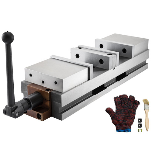 6 inch CNC Double Vise Milling Drilling Machine 11.10 inch Max Jaw Opening (6 inch)