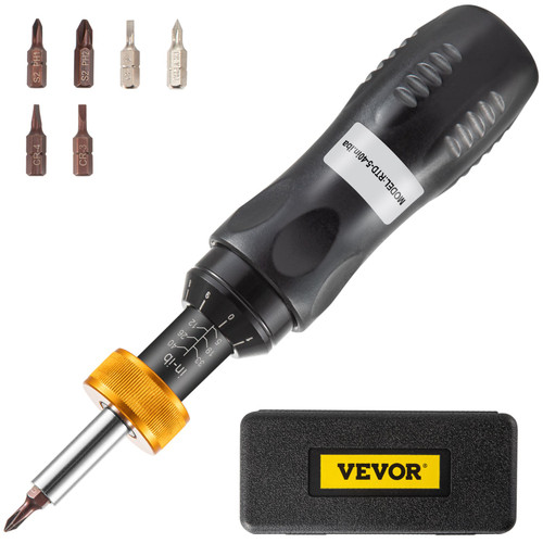 Torque Screwdriver, 1/4" Drive Screwdriver Torque Wrench, Torque Screwdriver Electrician 5-40 in/lbs Torque Range Accurate to ñ5%, Adjustable inch Pound Torque Screwdriver with Bits & Case Torque Screwdriver, 1/4" Drive Screwdriver Torque Wrench, Torque Screwdriver Electrician 5-40 in/lbs Torque Range Accurate to ñ5%, Adjustable inch Pound Torque Screwdriver with Bits & Case