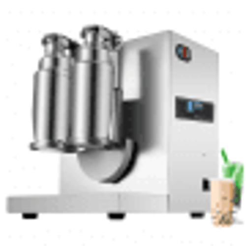 Milk Tea Shaker Double Frame Milk Tea Shaking Machine 400r per Minute Stainless Steel Auto Tea Milk Making Machine for Boba Milk Tea