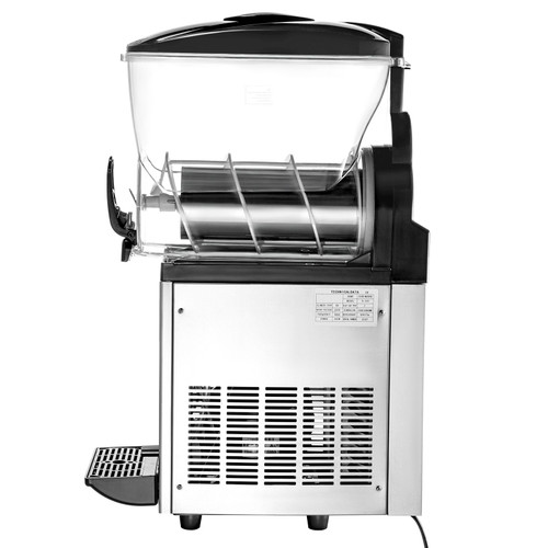 Commercial Slushy Machine, 15L Tank Commercial Margarita Machine, 500W Stainless Steel Frozen Drink Machine, Temperature Slush 26.6°F to 28.4°F Margarita Slush Maker, Perfect for Cafes Bars
