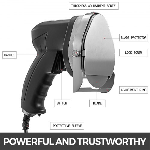 110V Electric Shawarma 80W Professional Turkish Kebab Knife Stainless Steel Commercial Gyro Cutter 2800 RPM With 2 Blades ?3.93/100mm Adjustable Thickness 0-8 mm 110V Electric Shawarma 80W Professional Turkish Kebab Knife Stainless Steel Commercial Gyro Cutter 2800 RPM With 2 Blades ?3.93/100mm Adjustable Thickness 0-8 mm