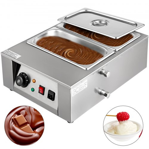 1KW Electric Chocolate Melting Pot Machine 5 Tanks 26.45lbs Capacity  Commercial Home Electric Chocolate Heater