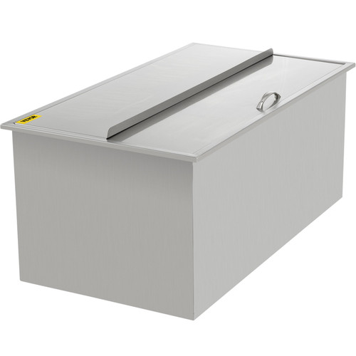 Drop in Ice Chest 36L x 18W x 14H Inch Stainless Steel Ice Cooler with Sliding Cover Drop in Ice Bin Included Drain-pipe and Drain Plug for Cold Wine Beer Drop in Ice Chest 36L x 18W x 14H Inch Stainless Steel Ice Cooler with Sliding Cover Drop in Ice Bin Included Drain-pipe and Drain Plug for Cold Wine Beer