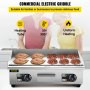 29" Commercial Electric Griddle,Electric Countertop Flat Top Griddle 110V 3000W Half Grooved/Flat,Non-Stick Restaurant Teppanyaki Stainless Steel Grill ,Adjustable Temperature Control 122Ã¸F-572Ã¸F.
Product Videos