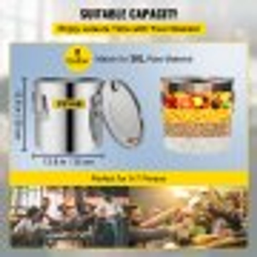 Alcohol Still 8Gal 30L Stainless Steel Water Alcohol Distiller Copper Tube Home Brewing Kit Build-in Thermometer for DIY Whisky Wine Brandy Alcohol Still 8Gal 30L Stainless Steel Water Alcohol Distiller Copper Tube Home Brewing Kit Build-in Thermometer for DIY Whisky Wine Brandy