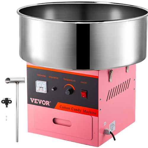 Commercial Cotton Candy Machine Electric Floss Maker 1030W for Family and Various Party, 20.5 Inch, Pink Commercial Cotton Candy Machine Electric Floss Maker 1030W for Family and Various Party, 20.5 Inch, Pink