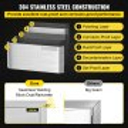 BBQ Access Door 24W x 24H Inch, Grill Door Double Door Brushed Stainless Steel, Outdoor Kitchen Doors for BBQ Island Grilling Station