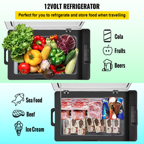 12 Volt Refrigerator, Portable Refrigerator (-4?~68?) With APP Control Car Compressor Fridge Cooler 12V/24V DC and 110-220V AC For Camping, Road Trip, Boat, Skincare, Outdoor and Home (42 Quart) 12 Volt Refrigerator, Portable Refrigerator (-4?~68?) With APP Control Car Compressor Fridge Cooler 12V/24V DC and 110-220V AC For Camping, Road Trip, Boat, Skincare, Outdoor and Home (42 Quart)