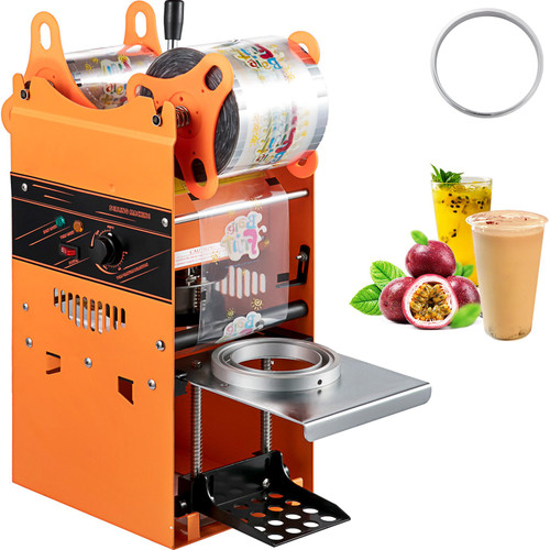 BestEquip Milk Tea Shaker Machine Double Frame Milk Shaker Machine 400r/min Stainless Steel Milk Tea Machine for Milk Tea, Size: Full