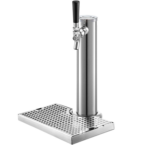 Kegerator Tower Kit, Single Tap Beer Conversion Kit, No Tank Keg Conversion Kit, Stainless Steel Keg Tower, Deluxe Kegarator Beer Conversion With