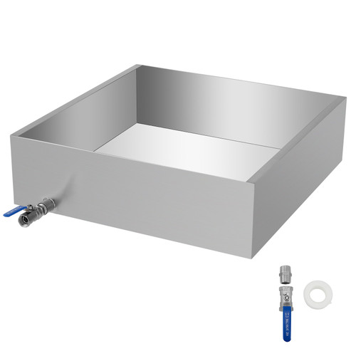 Maple Syrup Evaporator Pan 24x24x7 Inch Stainless Steel Maple Syrup Boiling Pan for Boiling Maple Syrup