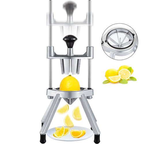 6-Section Commercial Easy Wedger Stainless Steel Blade Fruit Lime Slicer, Lemon Cutter for Home Bar Restaurant 6-Section Commercial Easy Wedger Stainless Steel Blade Fruit Lime Slicer, Lemon Cutter for Home Bar Restaurant
