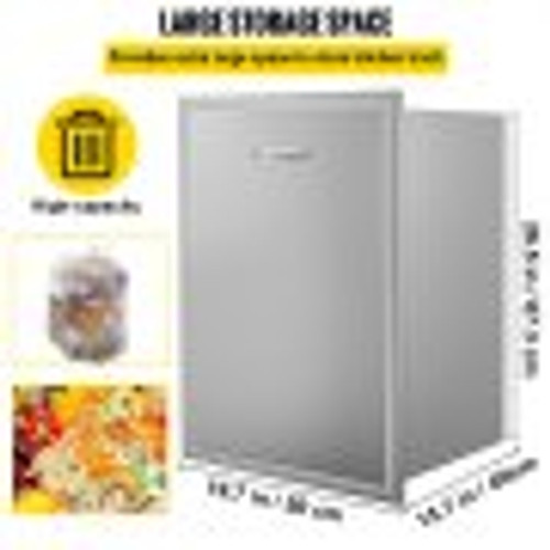 Pull Out Trash Drawer 19.7W x 26.5H Inch Outdoor Kitchen Drawers Stainless Steel with Trash Bag Ring for BBQ Island or Grill Station Pull Out Trash Drawer 19.7W x 26.5H Inch Outdoor Kitchen Drawers Stainless Steel with Trash Bag Ring for BBQ Island or Grill Station
