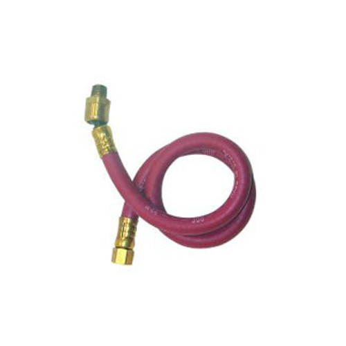 24 in., 1/4 in. ID x 1/4 in. NPT, M x F Whip Hose