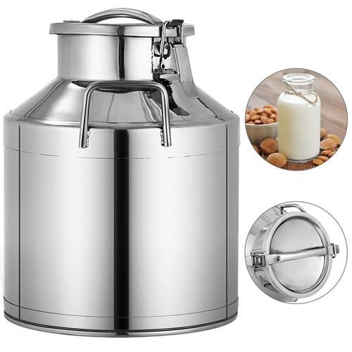 304 Stainless Steel Milk Can 10 Liter Milk bucket Wine Pail Bucket 2.6 Gallon Milk Can Tote Jug with Sealed Lid Heavy Duty 304 Stainless Steel Milk Can 10 Liter Milk bucket Wine Pail Bucket 2.6 Gallon Milk Can Tote Jug with Sealed Lid Heavy Duty