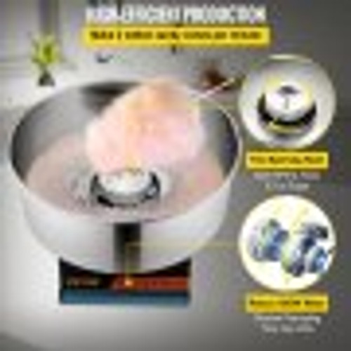Electric Cotton Candy Machine, 19.7-inch Cotton Candy Maker, 1050W Candy Floss Maker, Blue Commercial Cotton Candy Machine with Stainless Steel Bowl and Sugar Scoop, Perfect for Family Party Electric Cotton Candy Machine, 19.7-inch Cotton Candy Maker, 1050W Candy Floss Maker, Blue Commercial Cotton Candy Machine with Stainless Steel Bowl and Sugar Scoop, Perfect for Family Party