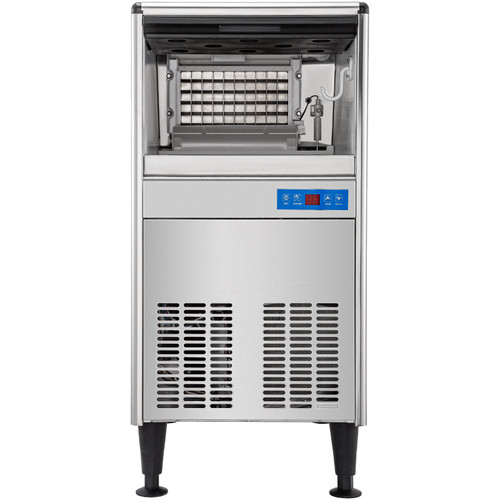 110V Commercial Ice Maker Machine 125LBS/24H ETL Approved Stainless Steel Ice Machine with 50LBS Bin, Auto Clean, Clear Cube, Air-Cooled, Include Water Filter and Drain Pump 110V Commercial Ice Maker Machine 125LBS/24H ETL Approved Stainless Steel Ice Machine with 50LBS Bin, Auto Clean, Clear Cube, Air-Cooled, Include Water Filter and Drain Pump
