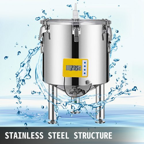 14 Gallon Stainless Steel Brew Fermenter Home Brewing Brew Bucket Fermenter With conical base Brewing Equipment 14 Gallon Stainless Steel Brew Fermenter Home Brewing Brew Bucket Fermenter With conical base Brewing Equipment