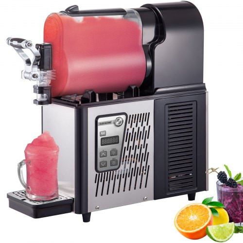 Commercial Slushy Machine, 3L Single Bowl Slush Drink Maker, 330W Frozen Drink Machine with Temperature Preservation, Stainless Steel Home Slush Frozen Drink Machine Automatic Clean, Black Commercial Slushy Machine, 3L Single Bowl Slush Drink Maker, 330W Frozen Drink Machine with Temperature Preservation, Stainless Steel Home Slush Frozen Drink Machine Automatic Clean, Black