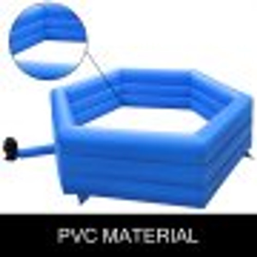 15 ft Gaga Ball Pit, Inflatable with Electric Air Pump, Gagaball Court Inflates in Under 3 Minutes, for Outdoor and Indoor School Family Activity