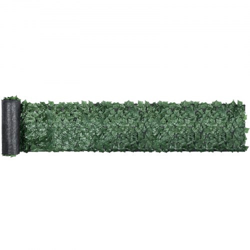 Ivy Privacy Fence Screen, 39"x198" PP Faux Leaf Artificial Hedges, 3-Layers Indoor or Outdoor Greenery Leaves Panel, Multi-use for Garden, Yard, Decor, Balcony, Patio, Home, Green, 39 x 198 Inch