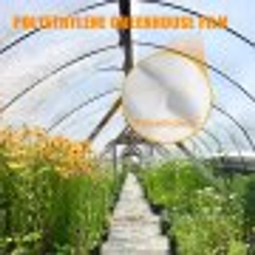 Greenhouse Film 16 x 25 ft, Greenhouse Polyethylene Film 6 Mil Thickness, Greenhouse Plastic Clear Plastic Film UV Resistant, Polyethylene Film Keep Warming, Superior Strength Toughness