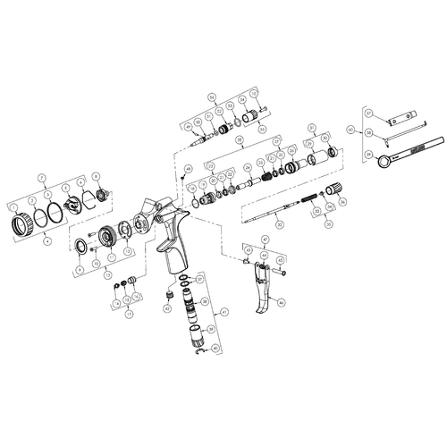 DeVilbiss 704468 Spreader Control Knob Kit