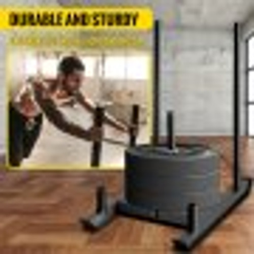 Weight Sled System Push Pull Drag Power Speed Athlete Training Strength Workout