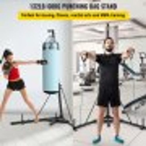 Heavy Bag Stand Free Standing Punching Punch Bracket Station Boxing Stand Height Adjustable Folding Boxing Bag Stand for Home Fitness (Heavy Bag Stand)