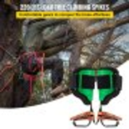 Tree Climbing Spike Set Pole Climbing Spurs Steel Adjustable Climber Gaffs