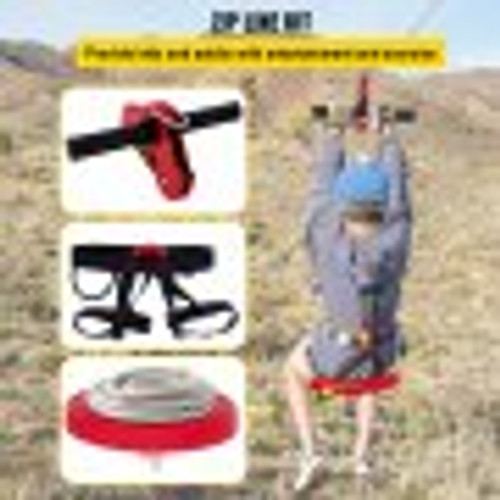 Zip line Kits for Backyard 120FT, Zip Lines for Kid and Adult, Included Swing Seat, Zip Lines Brake, and Steel Trolley, Outdoor Playground Equipment Zip line Kits for Backyard 120FT, Zip Lines for Kid and Adult, Included Swing Seat, Zip Lines Brake, and Steel Trolley, Outdoor Playground Equipment