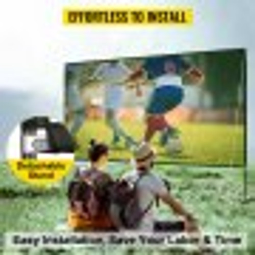 Outdoor Movie Screen w/ Stand, 90" Portable Movie Screen, 16:9 HD Wide Angle Outdoor Projector Screen, Front & Rear Projection, w/ Storage Bag & Stand for Office Home Theater Outdoor Indoor Use Outdoor Movie Screen w/ Stand, 90" Portable Movie Screen, 16:9 HD Wide Angle Outdoor Projector Screen, Front & Rear Projection, w/ Storage Bag & Stand for Office Home Theater Outdoor Indoor Use