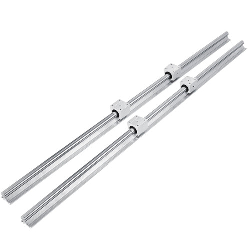 Linear Rail SBR20-1200mm 20mm Linear Rail Shaft Rod W/ 4 SBR20UU Blocks