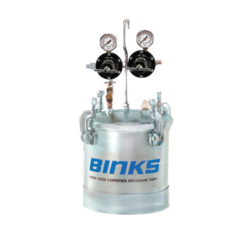 Binks 2.7 Gal A.S.M.E. Code Tank 2-Reg 83C-220