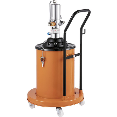 Portable 20L Grease Pump Set Electric 5 Gallon Air Operated Grease Pump with 20FT High Pressure Hydraulic Hose