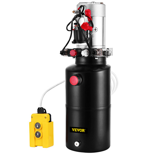 Hydraulic Power Unit 12V DC Double Acting Hydraulic Pump 8 Quart Steel Reservoir Hydraulic Pump Unit for Dump Trailers Car Lift Pump (8 Quart Double Acting Steel) Hydraulic Power Unit 12V DC Double Acting Hydraulic Pump 8 Quart Steel Reservoir Hydraulic Pump Unit for Dump Trailers Car Lift Pump (8 Quart Double Acting Steel)