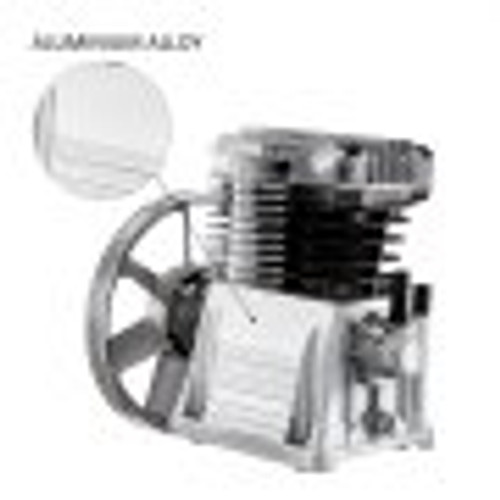 Air Compressor Pump 3HP 11.8CFM Air Compressor Head Pump 115PSI Single Stage Twin Cylinder Aluminum Air Compressor Head Piston Style Splash Lubrication Pump (Single Stage) Air Compressor Pump 3HP 11.8CFM Air Compressor Head Pump 115PSI Single Stage Twin Cylinder Aluminum Air Compressor Head Piston Style Splash Lubrication Pump (Single Stage)