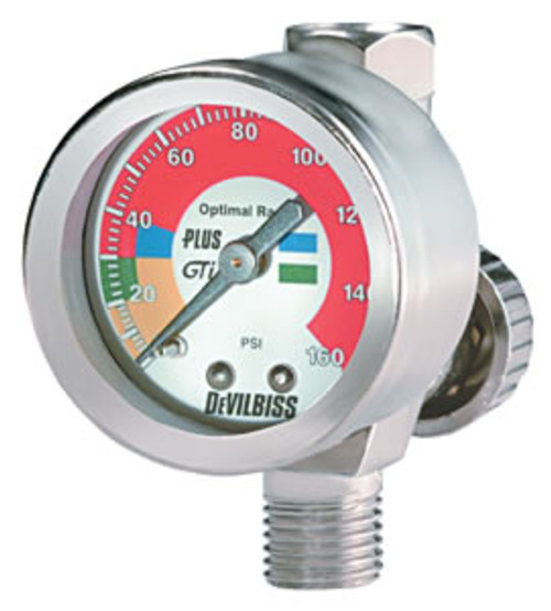 Air Adjusting Valve with Pressure Gauge