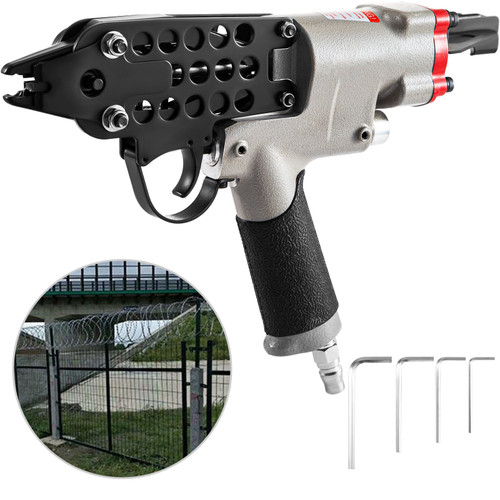 Hog Ring Stapler SC760B, Pneumatic Hog Ring Plier 12.5mm, C Ring Pneumatic Gun 16 Gauge, Pneumatic Plier Stapler 3.2mm Closure Diameter, Pneumatic Hog Ring Gun for Mattress Hog Ring Stapler SC760B, Pneumatic Hog Ring Plier 12.5mm, C Ring Pneumatic Gun 16 Gauge, Pneumatic Plier Stapler 3.2mm Closure Diameter, Pneumatic Hog Ring Gun for Mattress