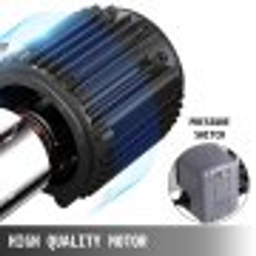 Shallow Well Jet Pump with Pressure Switch (750W 1.0HP 17.6GPM 147.6ft)