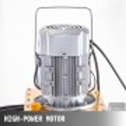 10152 PSI Hydraulic Electric Pump 750W Single Acting 110V Solenoid Pedal 7L Hydraulic Power Pack Cylinder