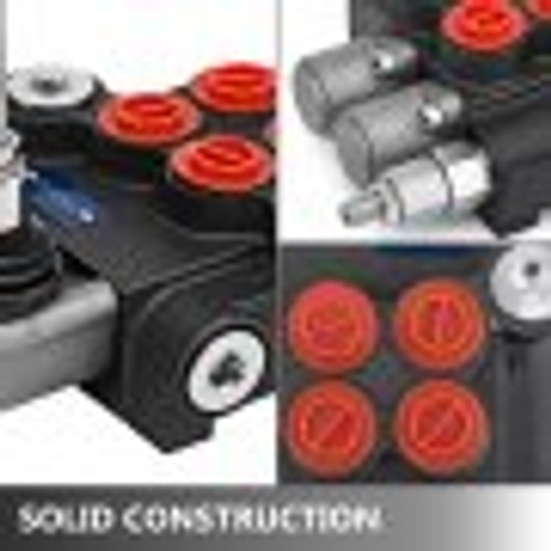 Hydraulic Valve 2 Spool Hydraulic Directional Control Valve 11gpm Hydraulic Control Valve Double Acting for Tractors Loaders Tanks Hydraulic Valve 2 Spool Hydraulic Directional Control Valve 11gpm Hydraulic Control Valve Double Acting for Tractors Loaders Tanks