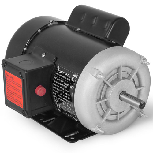 Electric Compressor Motor, 3/4 HP, Rated Speed 1725 RPM Single Phase Electric Motor, AC 115V 230V Air Compressor Motor 56C Frame, Suitable for Agricultural Machinery and General Equipment