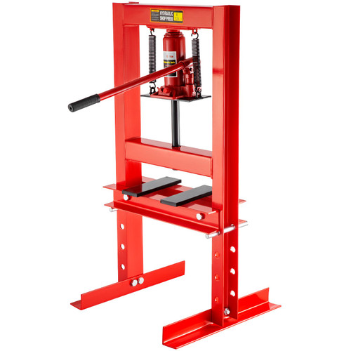 Hydraulic Shop Press 6 Ton H-Frame Hydraulic Press 13227lbs with Heavy Duty Steel Plates Hydraulic Shop Press 6 Ton H-Frame Hydraulic Press 13227lbs with Heavy Duty Steel Plates