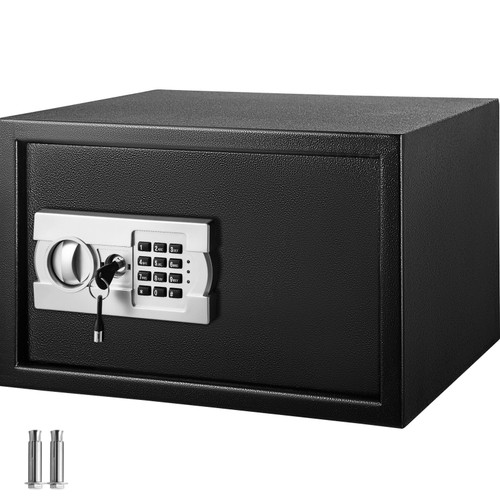 Security Safe Box 1.2 Cubic Feet Deposit Box with Digital Lock, Digital Safe with Two Keys,Carbon Steel Construction Great for Home, Hotel and Office Security Safe Box 1.2 Cubic Feet Deposit Box with Digital Lock, Digital Safe with Two Keys,Carbon Steel Construction Great for Home, Hotel and Office